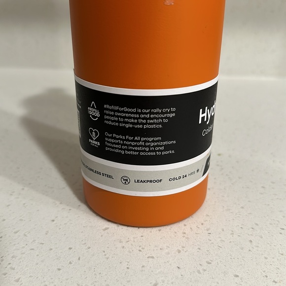 21 oz Standard Mouth Hydro Flask Orange - Picture 5 of 7